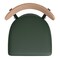 Flash Furniture Green Vinyl Dining Chairs - Natural Wood Backs, 2PK 2-XU-DG6V5GNV-NAT-GG - alternate 9